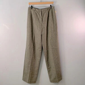 Worthington vintage size 14 tall gray wool straight leg trousers pant lined warm
